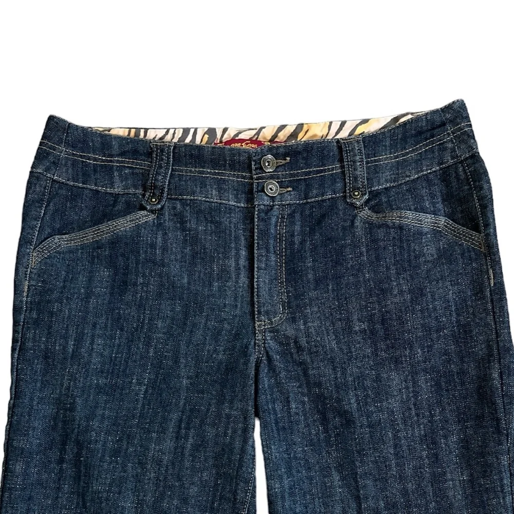 One 5 One Blue Chambray‎ Jean Bermuda Shorts Size: 14 NWOT